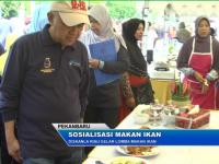 Diskanla Riau Gelar Lomba Makan Ikan