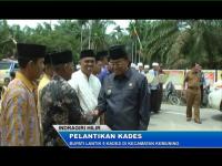 PLAY (klik di sini) Inhil : Bupati Lantik 5 Kades Di Kecamatan Kemuning