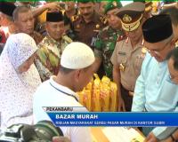 PLAY (klik di sini) Ribuan Masyarakat Serbu Pasar Murah Di Kantor Gubri