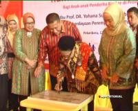 Menteri Yohana Resmikan Rumah Singgah Alfamart