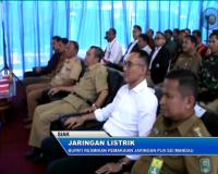 PLAY (klik di sini) Bupati Resmikan Pemakaian Jaringan PLN Sei Mandau