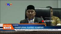 DPRD KAMPAR GELAR RAPAT PARIPURNA PENYAMPAIAN RANCANGAN PERUBAHAN APBD KAMPAR TAHUN 2023