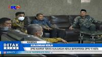  DPRD KAMPAR TERIMA KUNJUNGAN KERJA BAPEMPERDA DPRD 50 KOTA