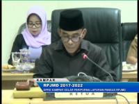 PLAY (klik di sini) DPRD Kampar Gelar Paripurna Laporan Pansus RPJMD