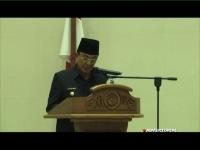 Inhil  :  Bupati Tanggapi Pandangan Fraksi