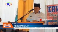 BUPATI ROHUL SUKIMAN SERAHKAN PENGHARGAAN KE PERUSAHAAN PELAKU USAHA DI ROHUL