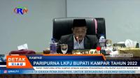 PLAY (klik di sini) RAPAT PARIPURNA DPRD KAMPAR DENGAN AGENDA PENYAMPAIAN LKPJ BUPATI KAMPAR TAHUN 2022
