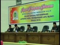 PLAY (klik di sini) DPRD Inhil Rekomendasi 28 Catatan LKPJ Bupati